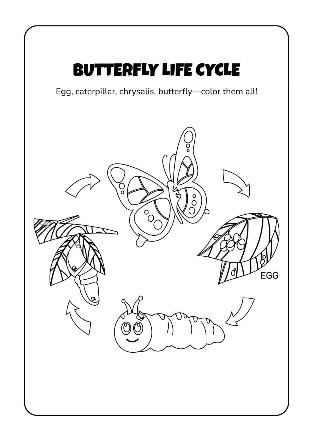 Free Science Coloring Book Template to Edit Online