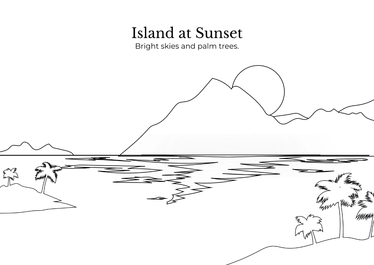 Free Landscape Coloring Book Template to Edit Online