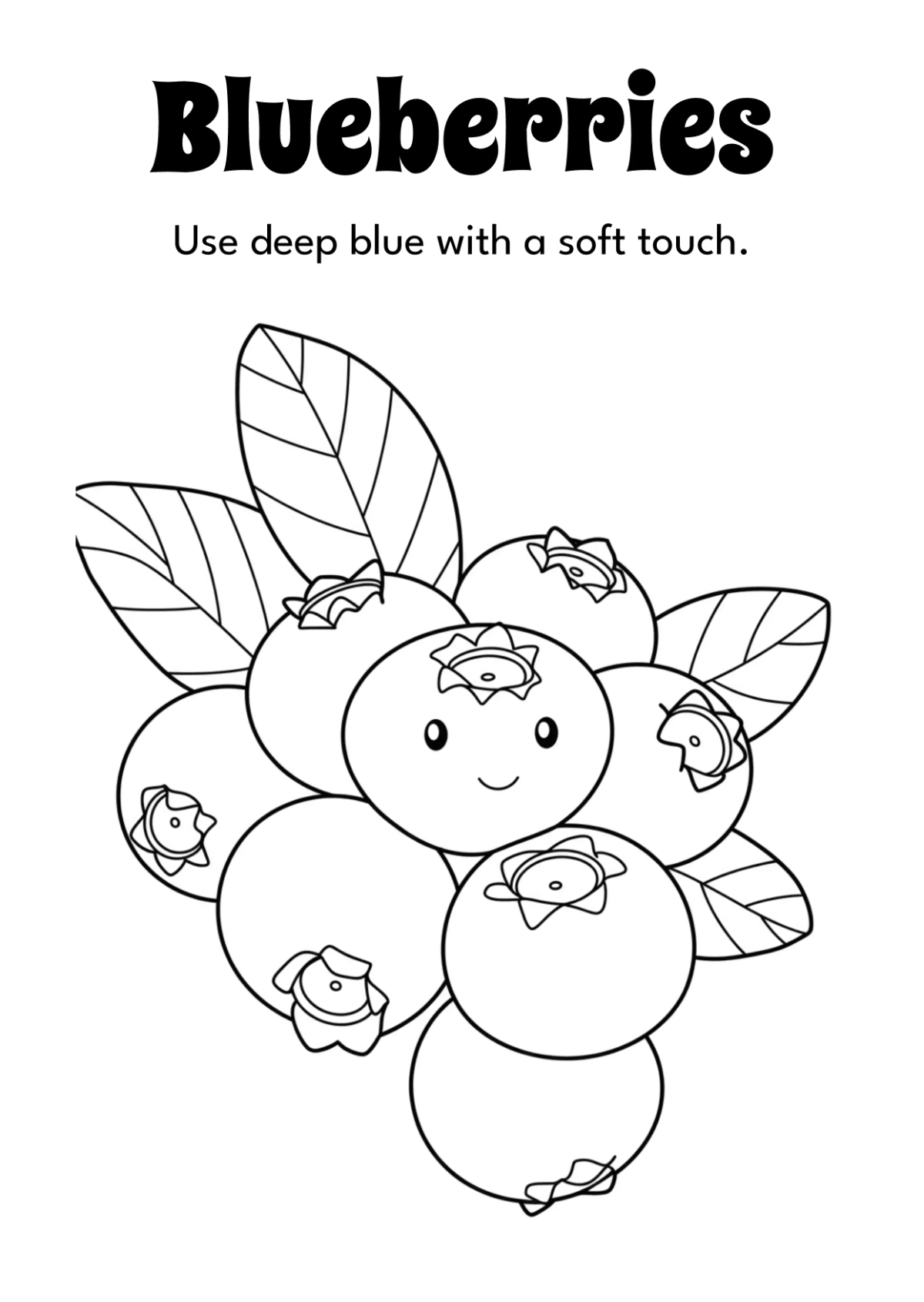 Free Fruits Coloring Book Template to Edit Online