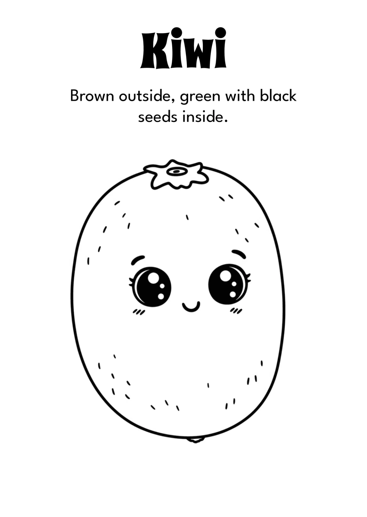 Free Fruits Coloring Book Template to Edit Online