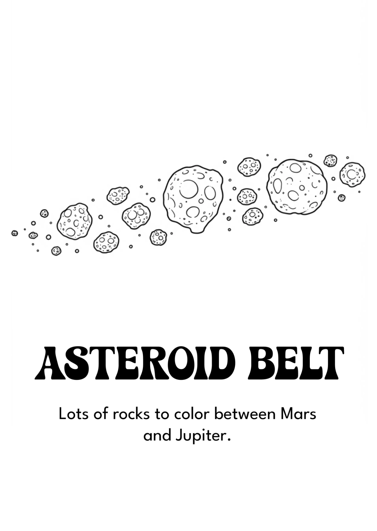 Free Solar System Coloring Book Template to Edit Online