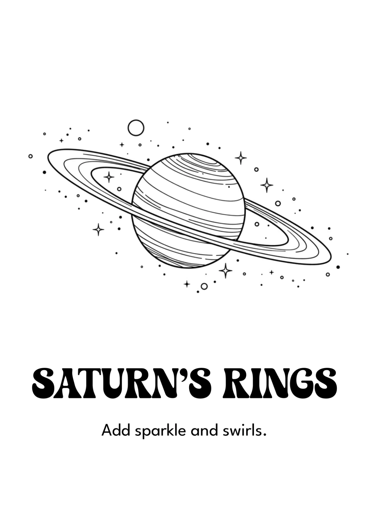 Free Solar System Coloring Book Template to Edit Online