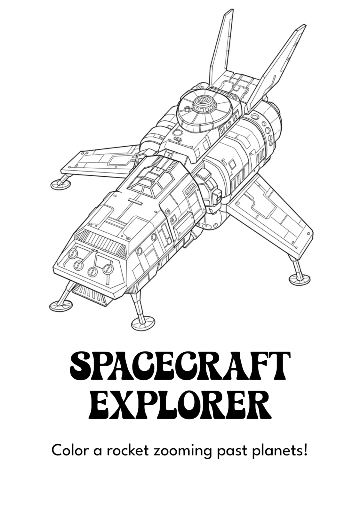 Free Solar System Coloring Book Template to Edit Online