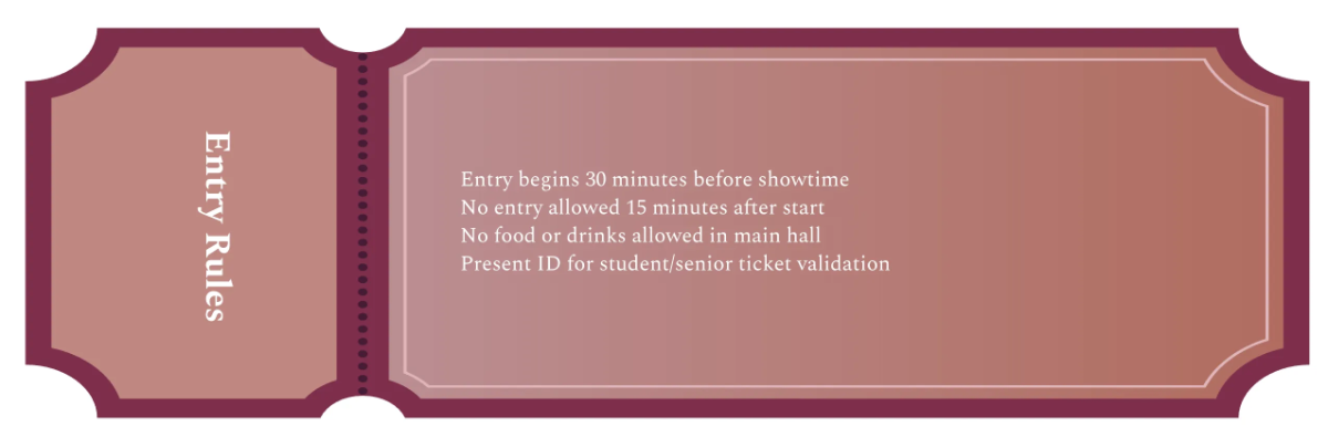 Free Theater Cinema Ticket Template to Edit Online