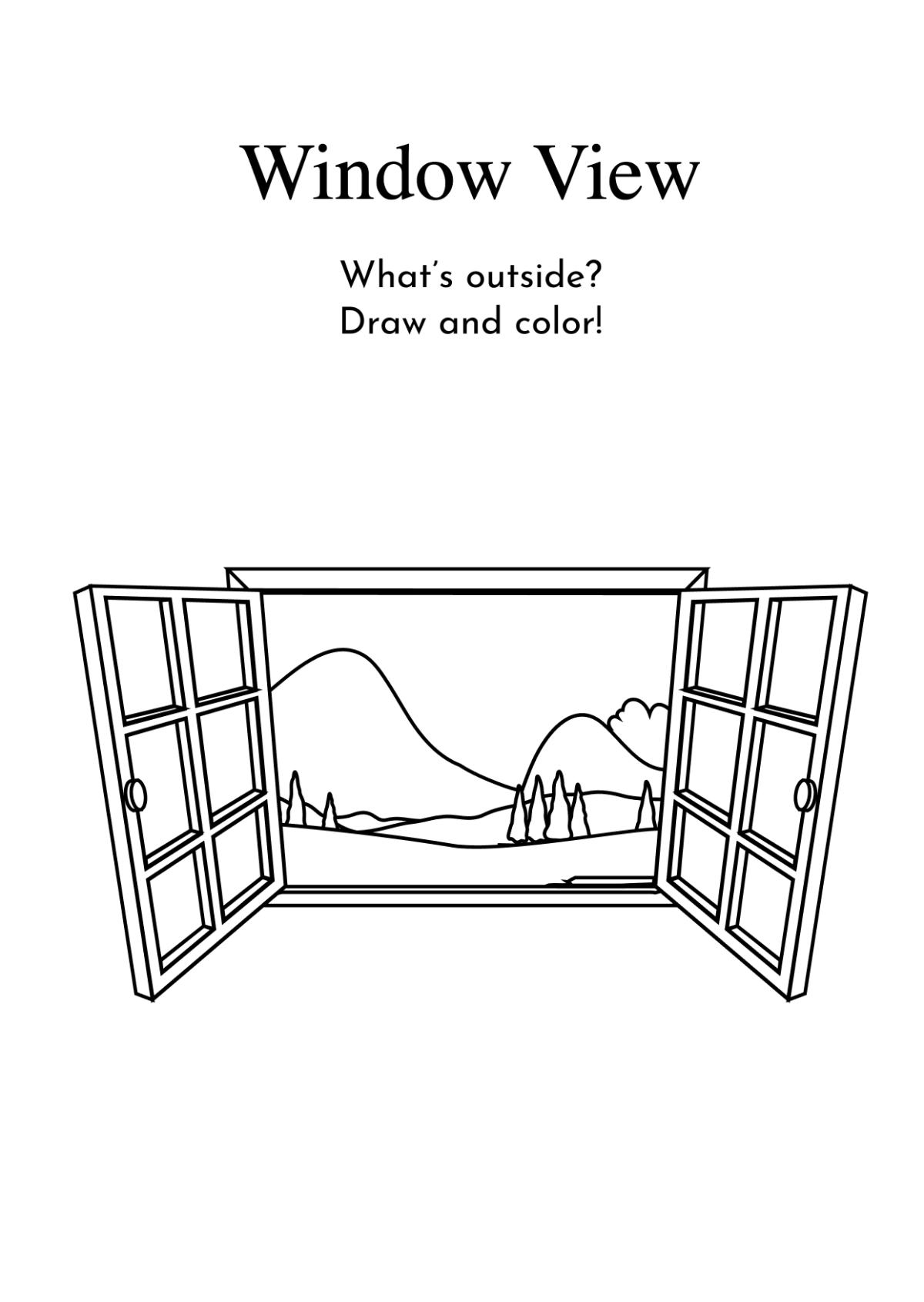 Free Coloring Book Template to Edit Online