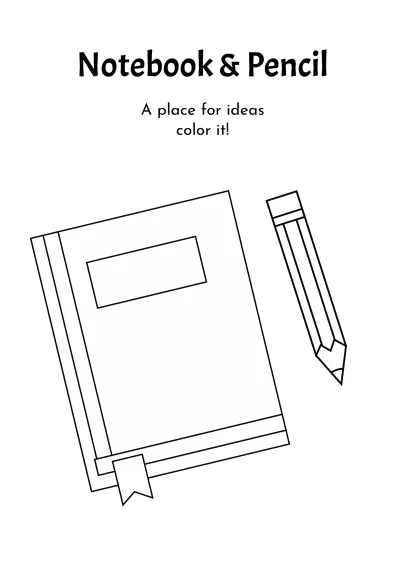 Free Coloring Book Template to Edit Online