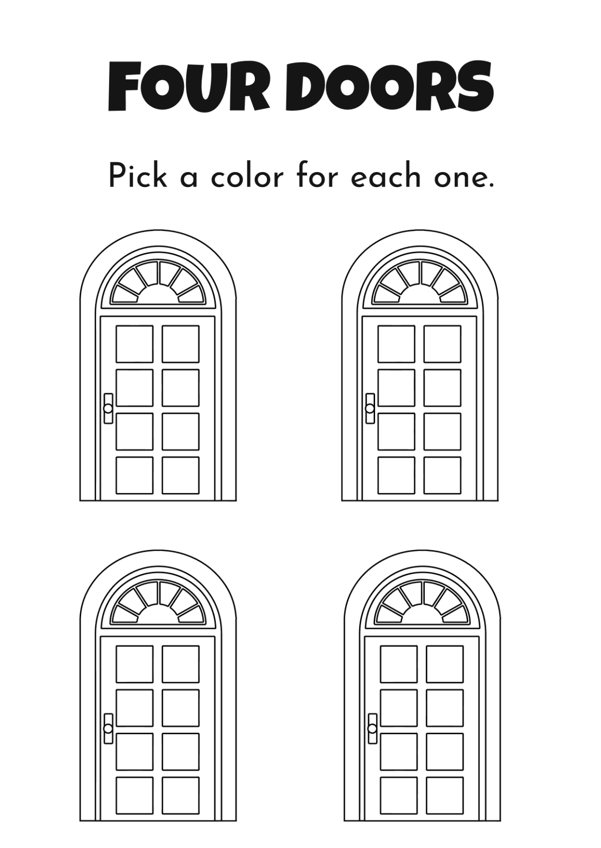 Free Editable Number Coloring Book Template to Edit Online
