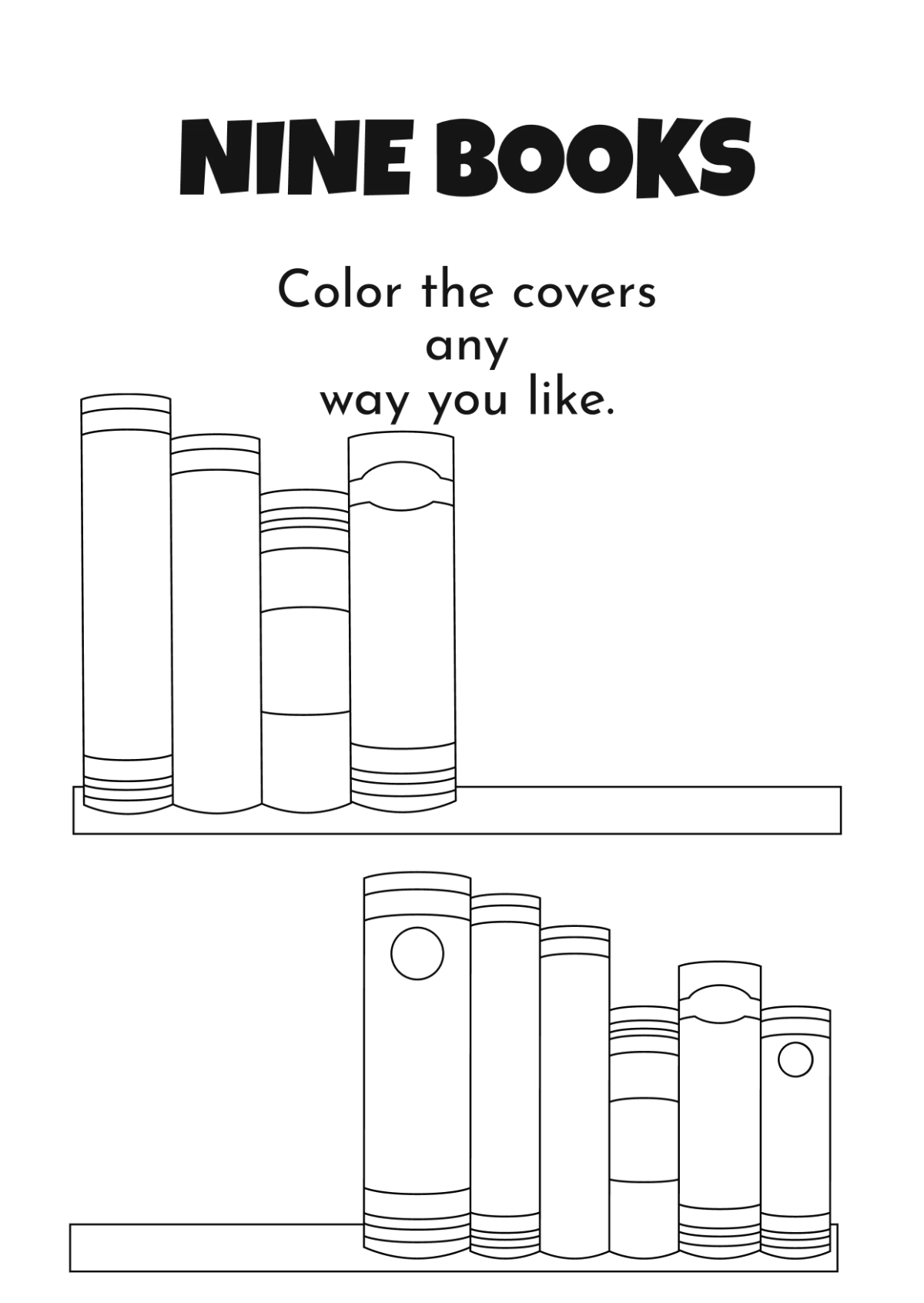 Free Editable Number Coloring Book Template to Edit Online