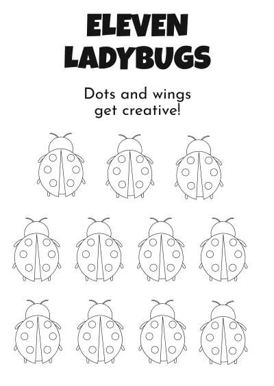 Free Editable Number Coloring Book Template to Edit Online