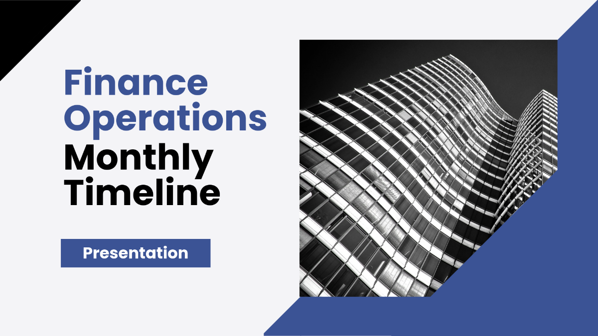 Free Finance Timeline Presentation to Edit Online