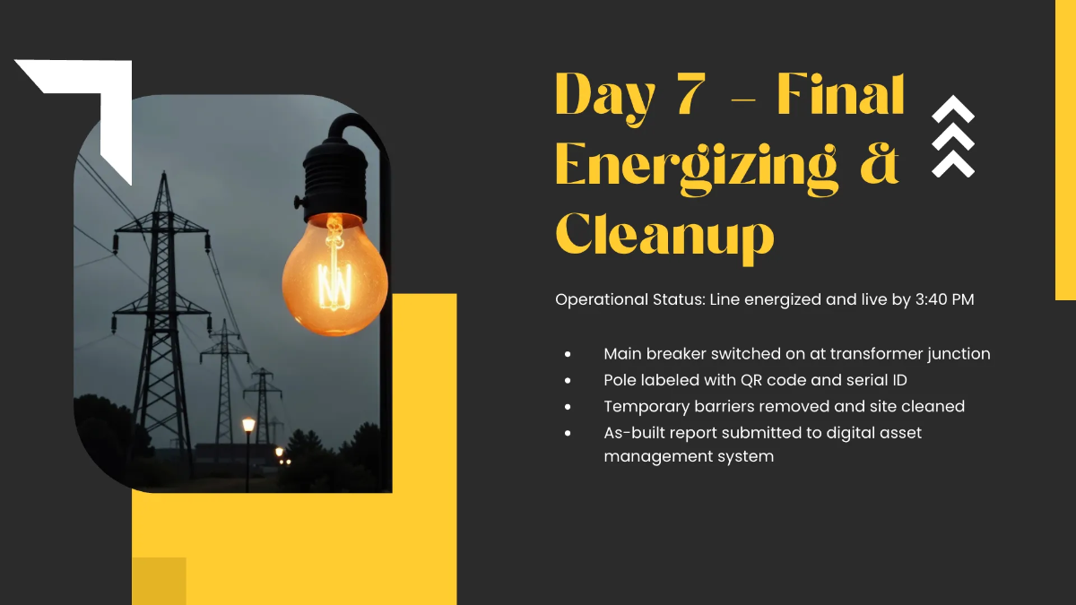 Free Construction Timeline Presentation Template to Edit Online