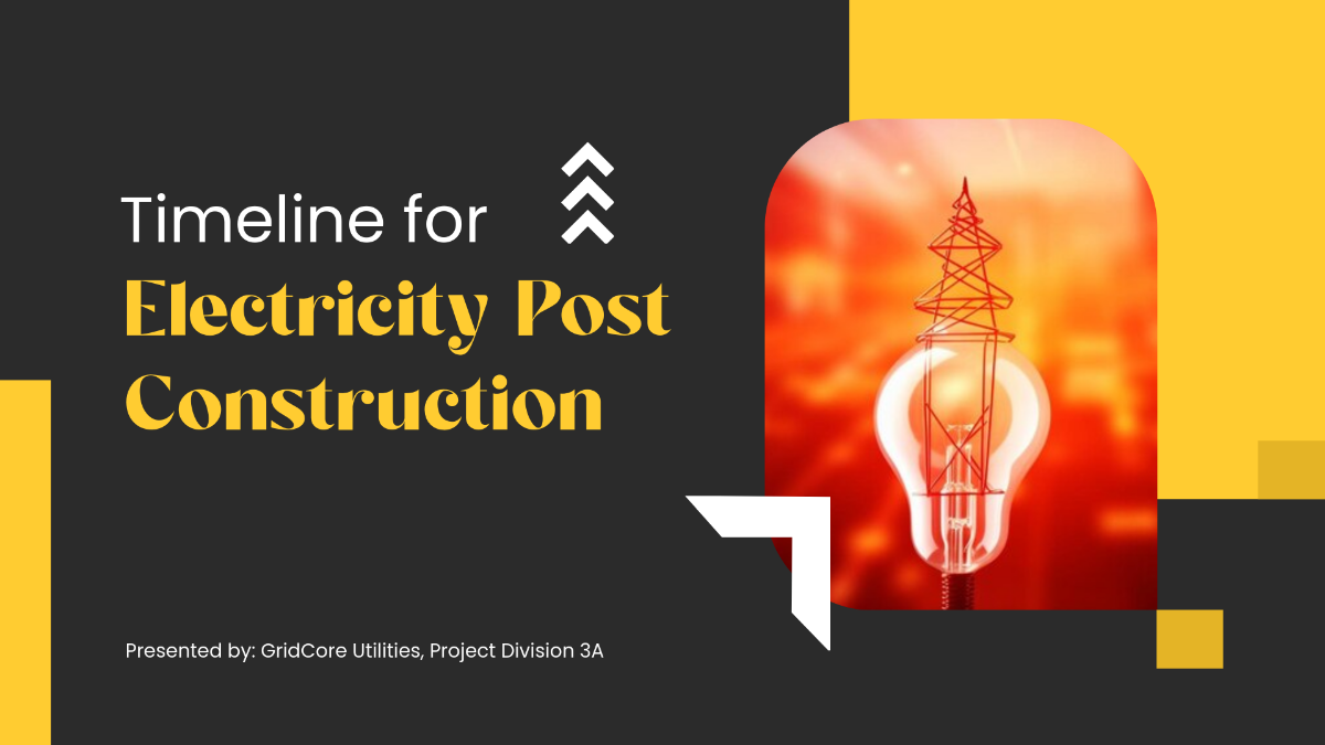 Free Construction Timeline Presentation to Edit Online