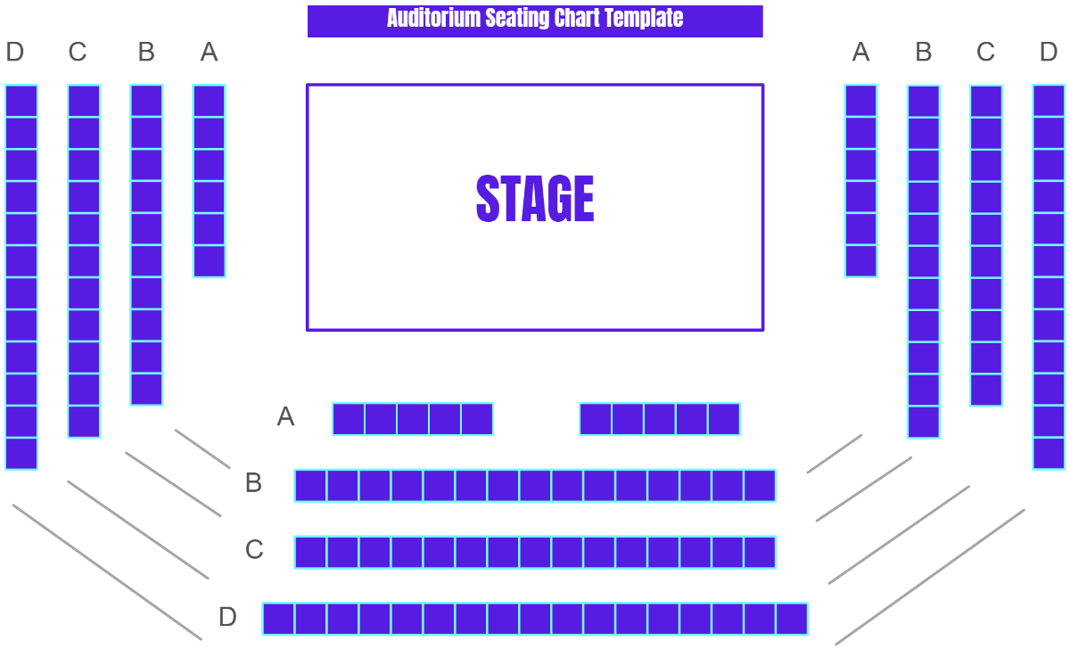 Auditorium Seating Chart Template