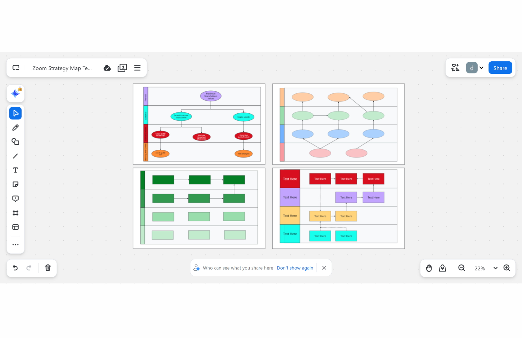 Free Strategy Map Template