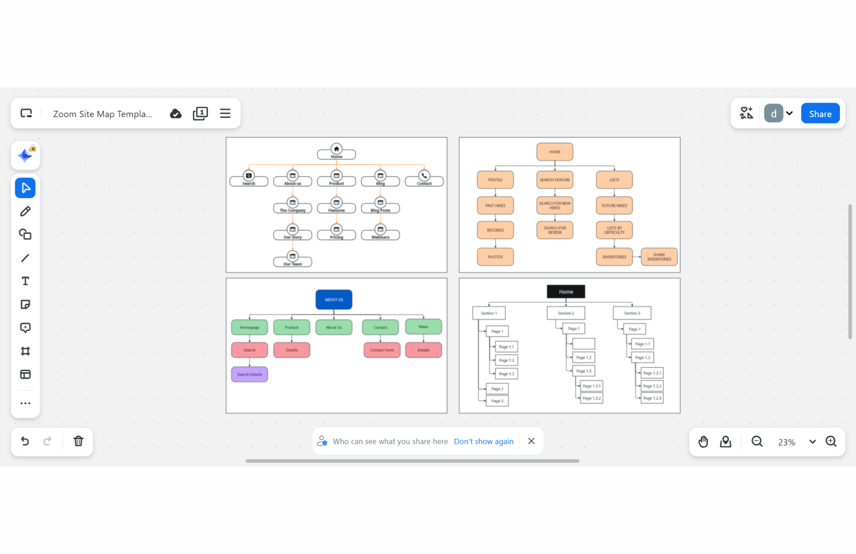 Free Site Map Template