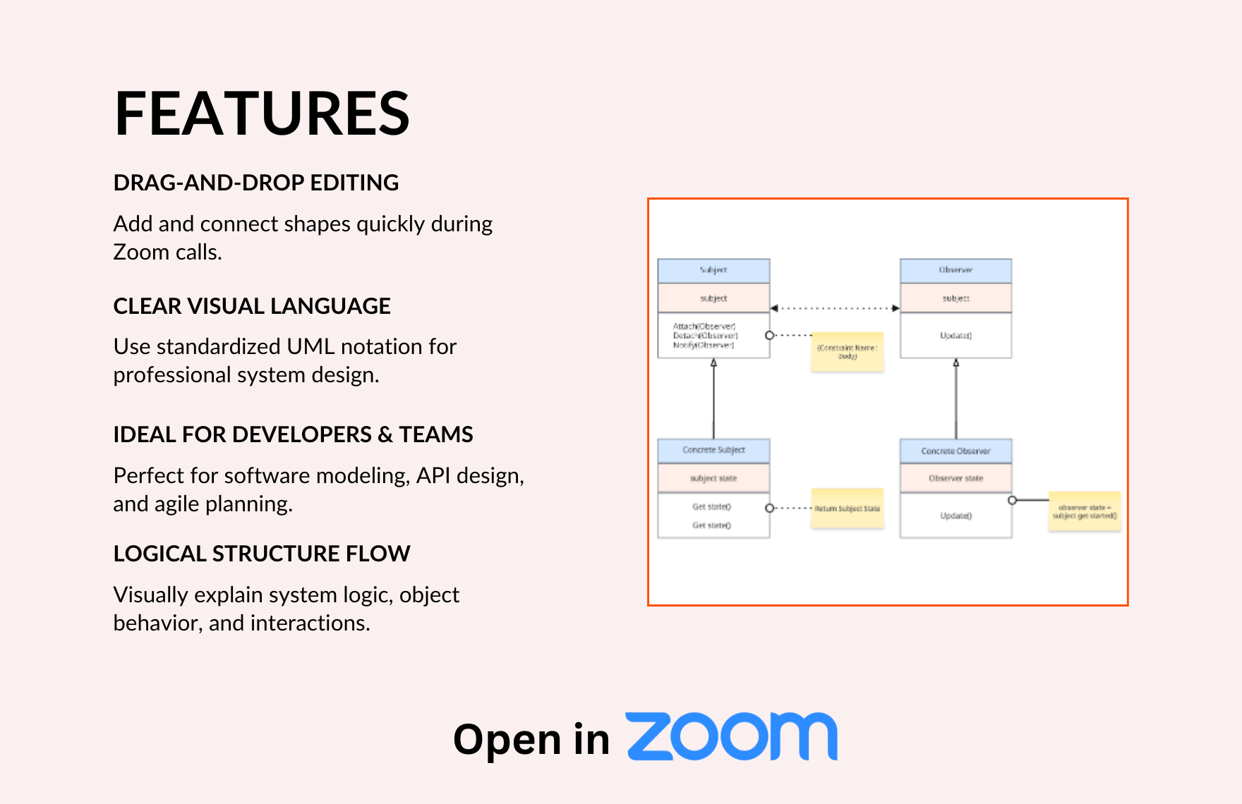 Free UML Diagram Template