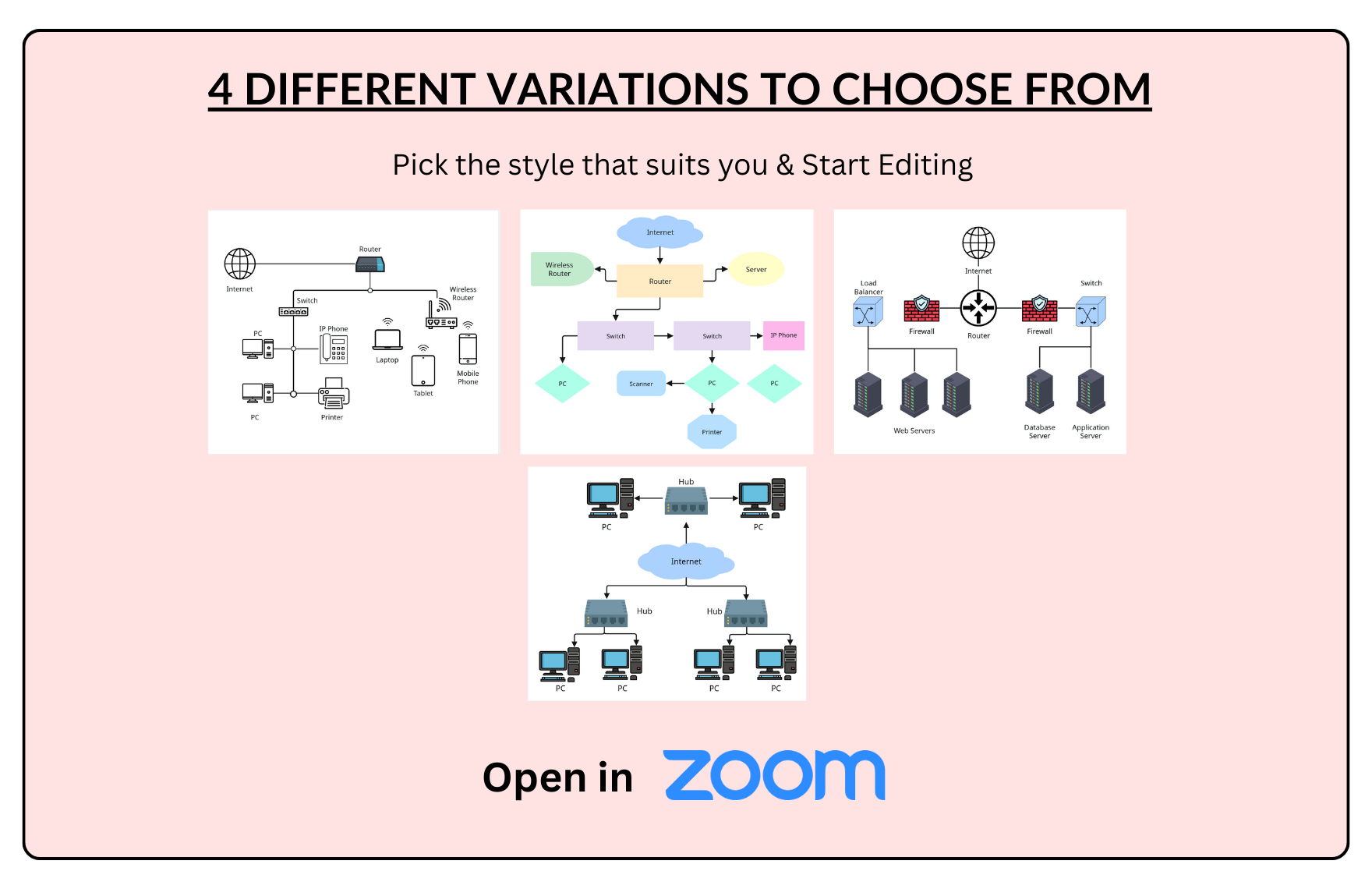 Free Network Diagram Template