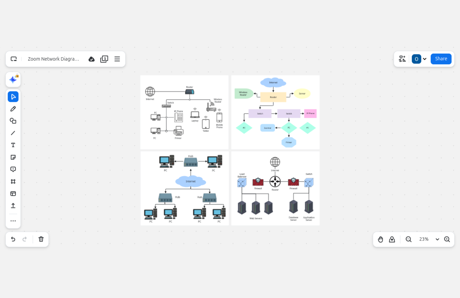 Free Network Diagram Template