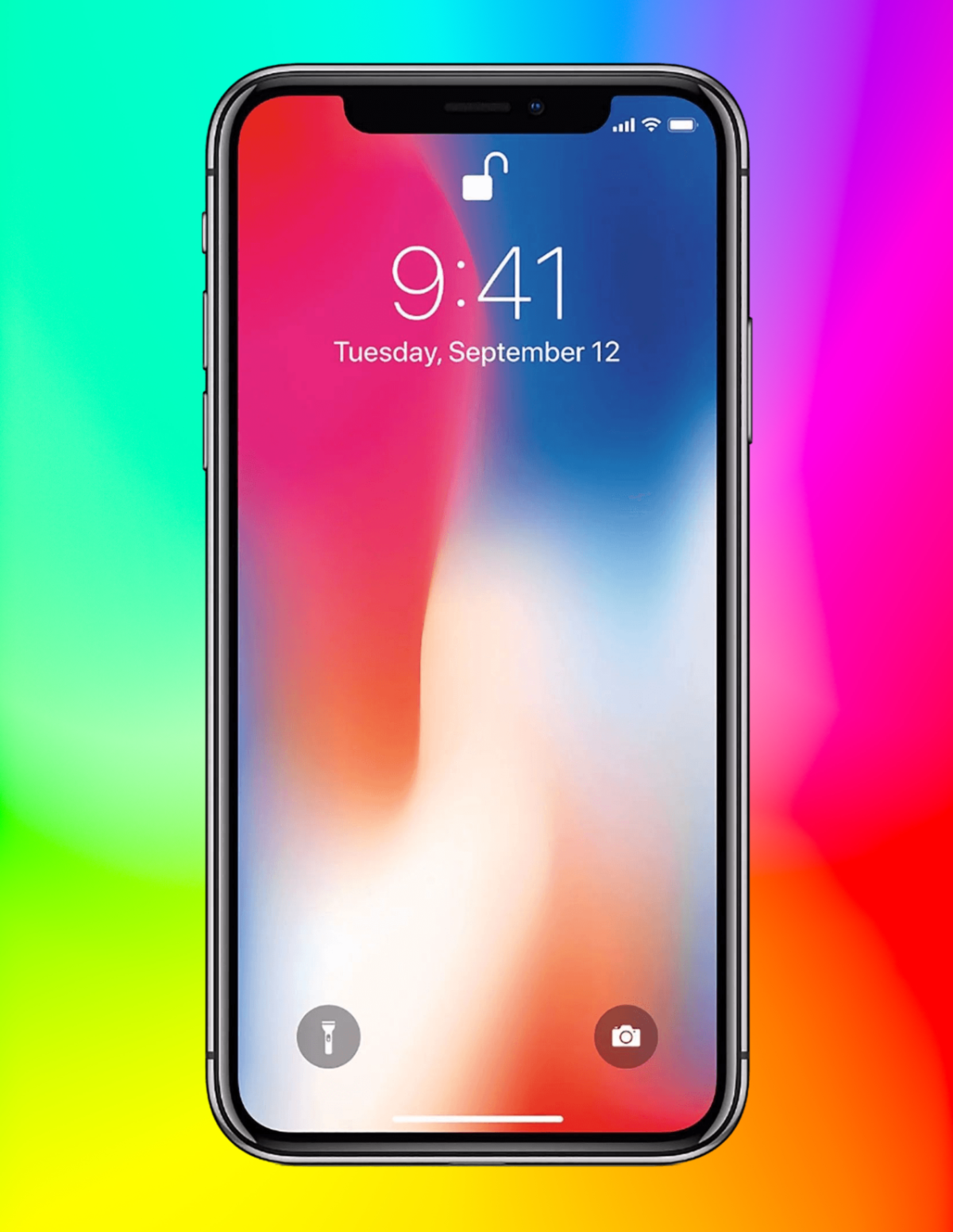 Free Rainbow Vibrant Color Photo Template to Edit Online