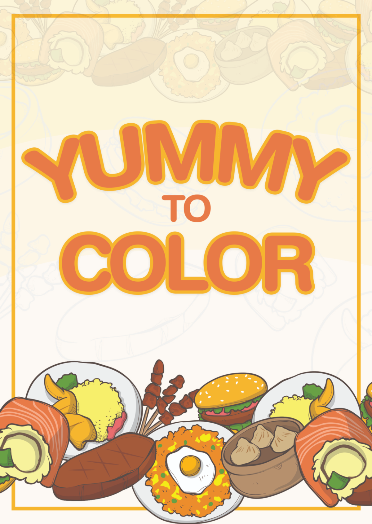 Free Food Coloring Book Template to Edit Online