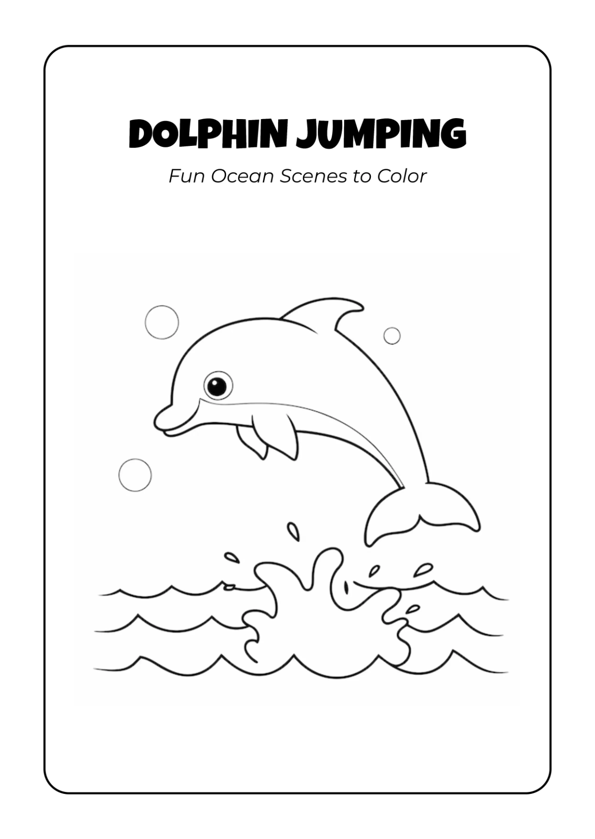 Free Ocean Coloring Book Template to Edit Online