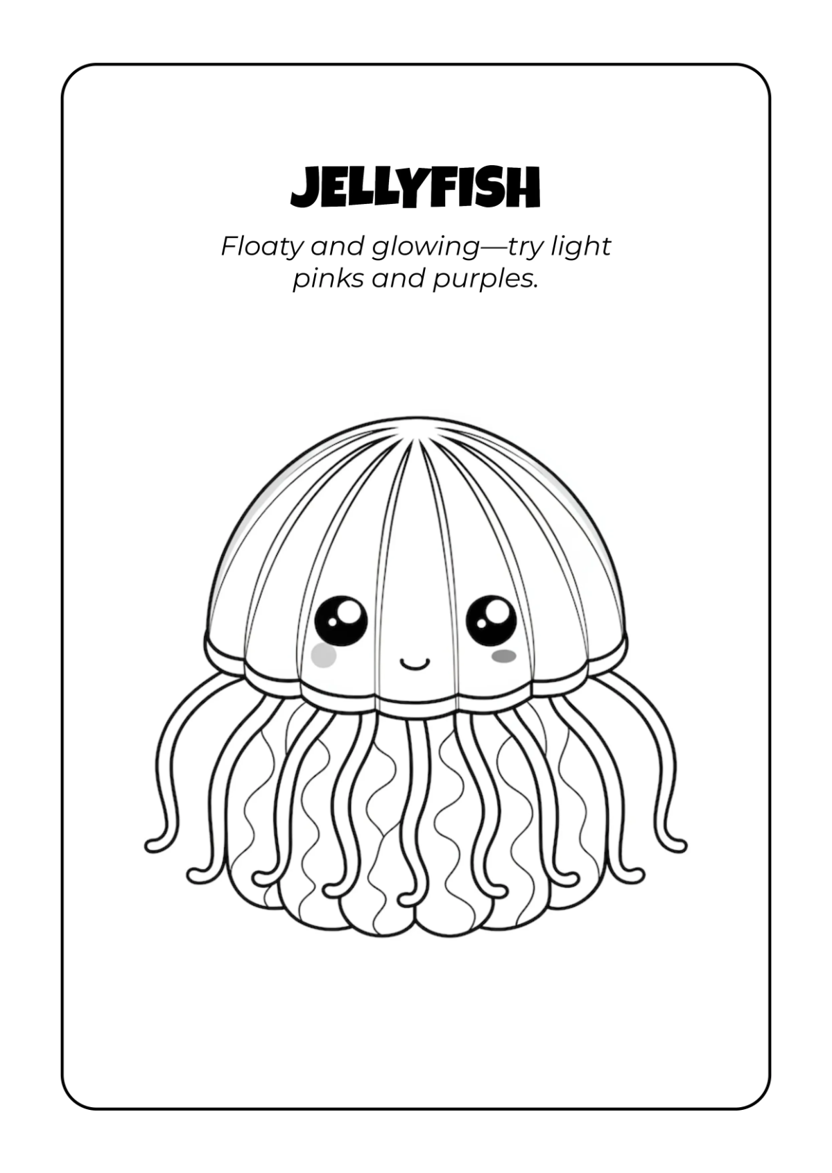 Free Ocean Coloring Book Template to Edit Online