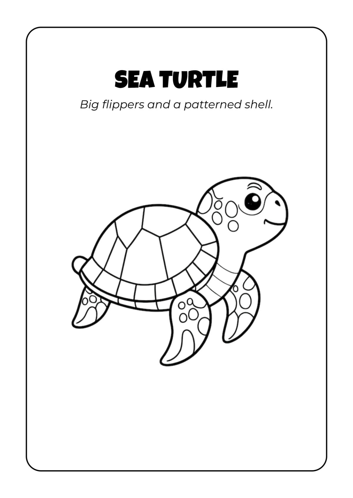 Free Ocean Coloring Book Template to Edit Online