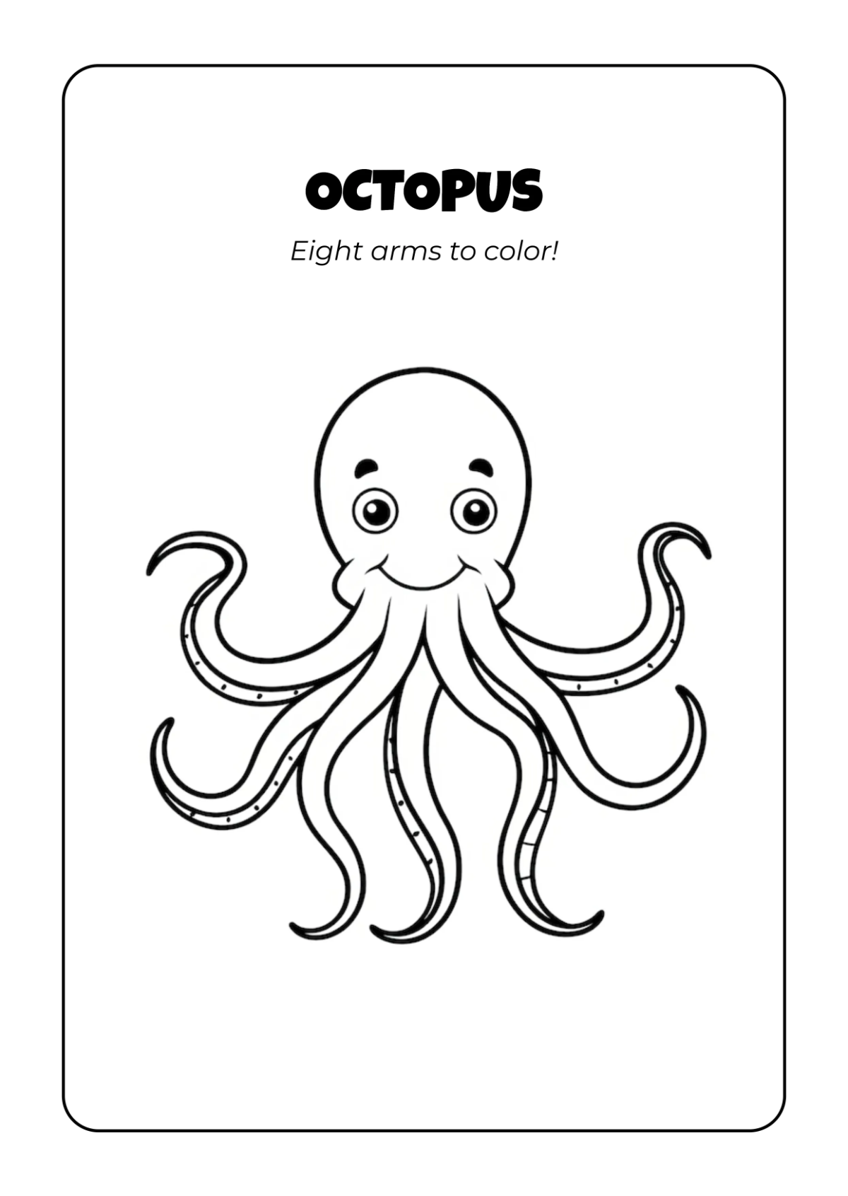 Free Ocean Coloring Book Template to Edit Online
