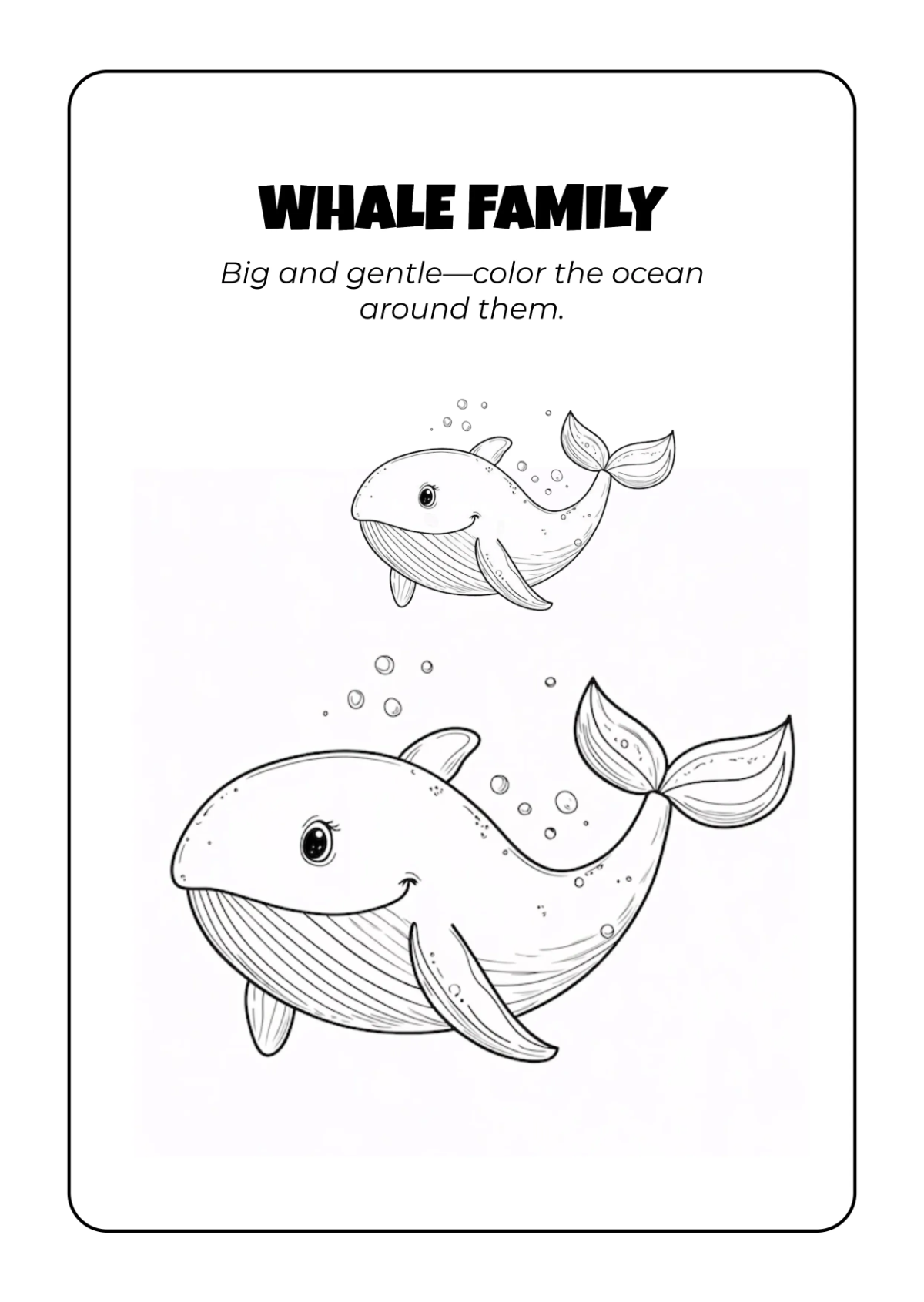 Free Ocean Coloring Book Template to Edit Online