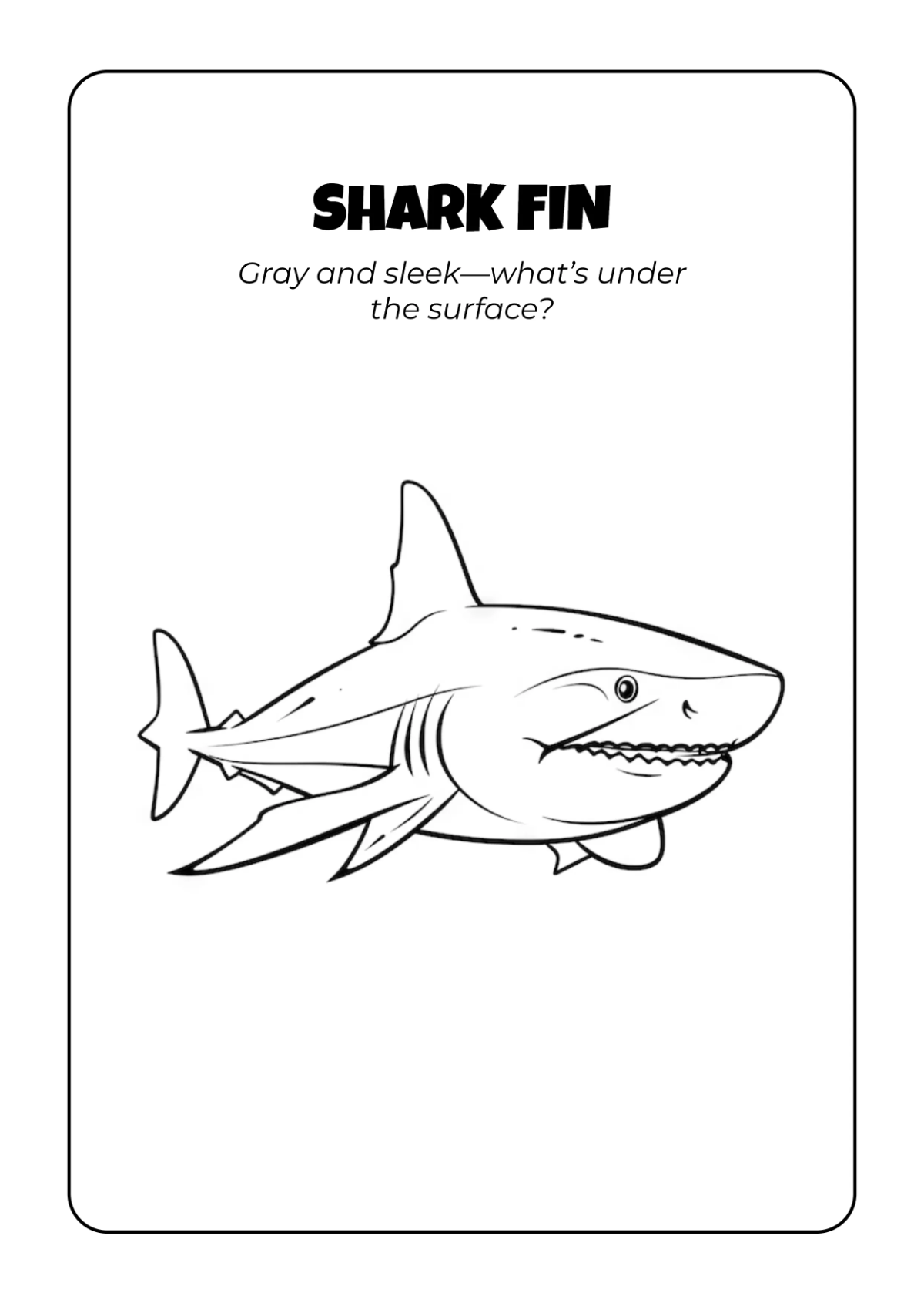 Free Ocean Coloring Book Template to Edit Online