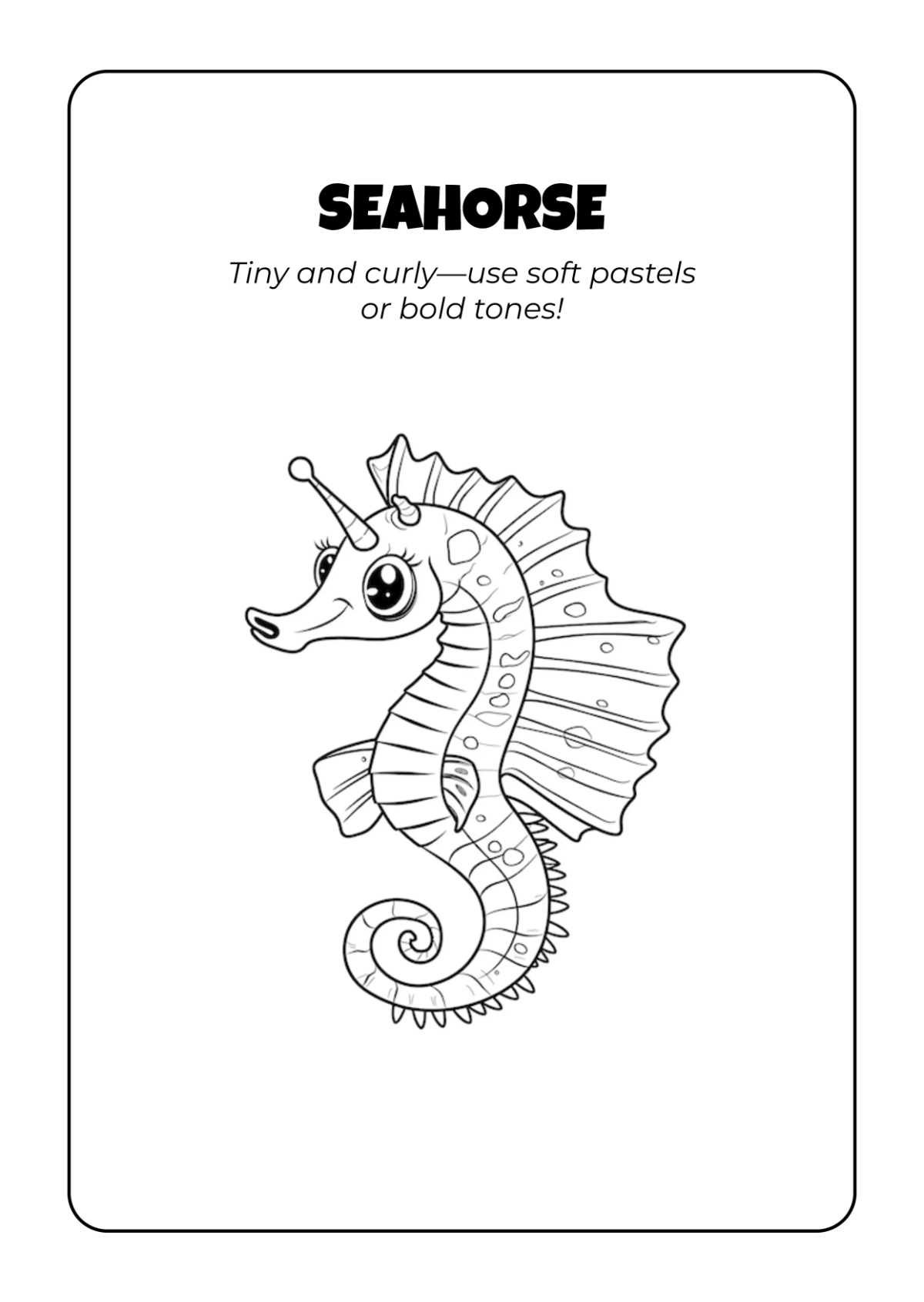 Free Ocean Coloring Book Template to Edit Online