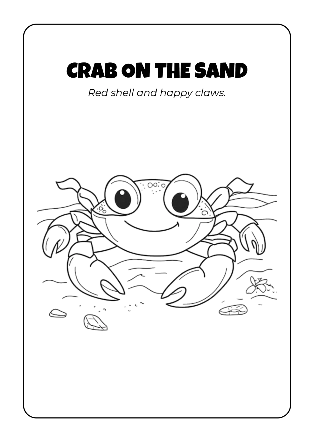 Free Ocean Coloring Book Template to Edit Online