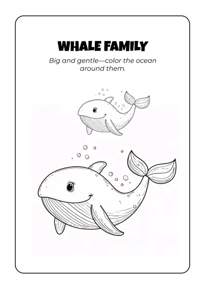 Free Ocean Coloring Book Template to Edit Online