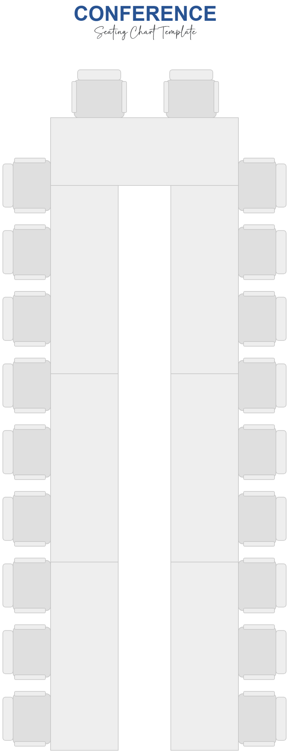 Free Conference Seating Chart Template
