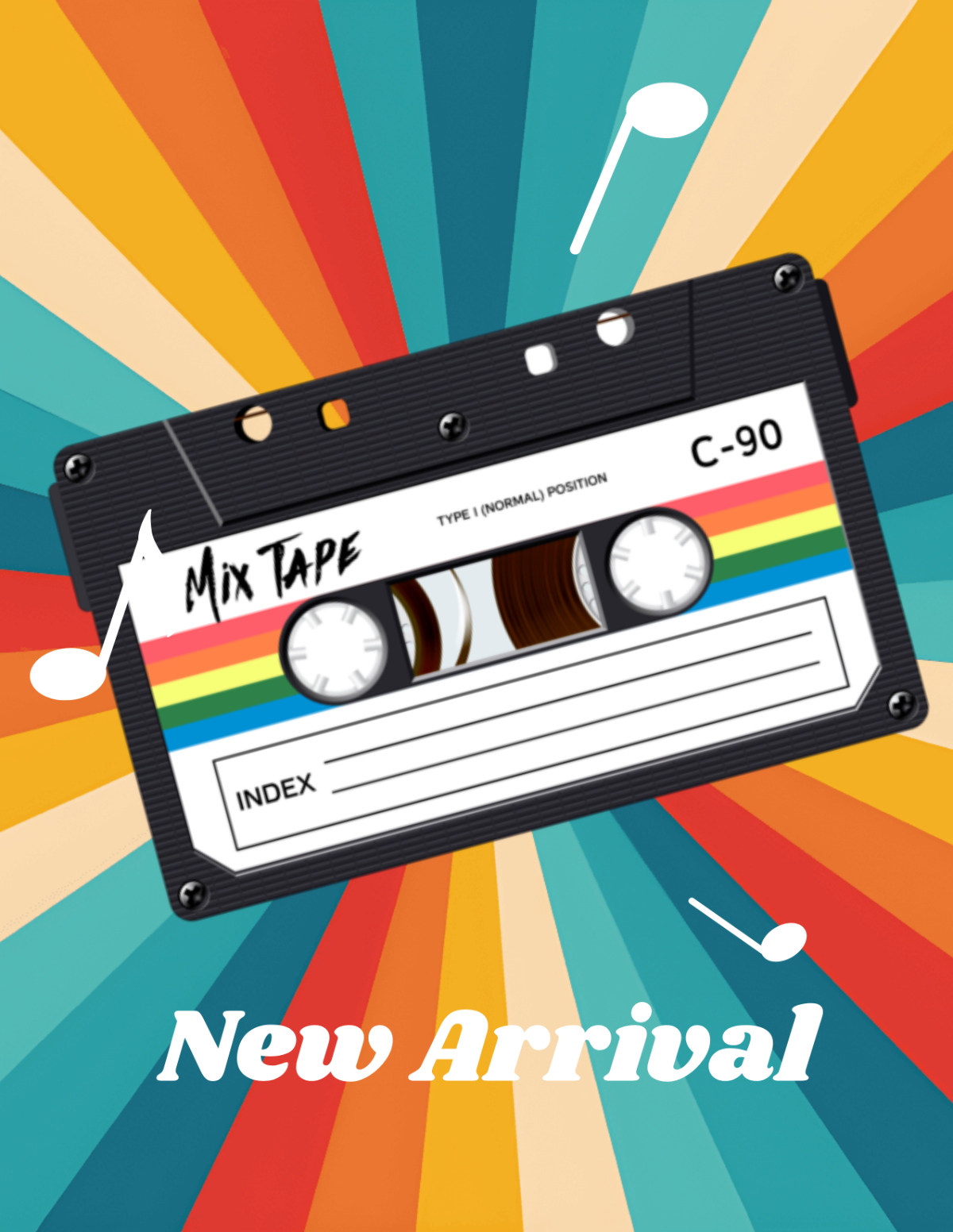 Free Retro Vibrant Color Photo Template to Edit Online