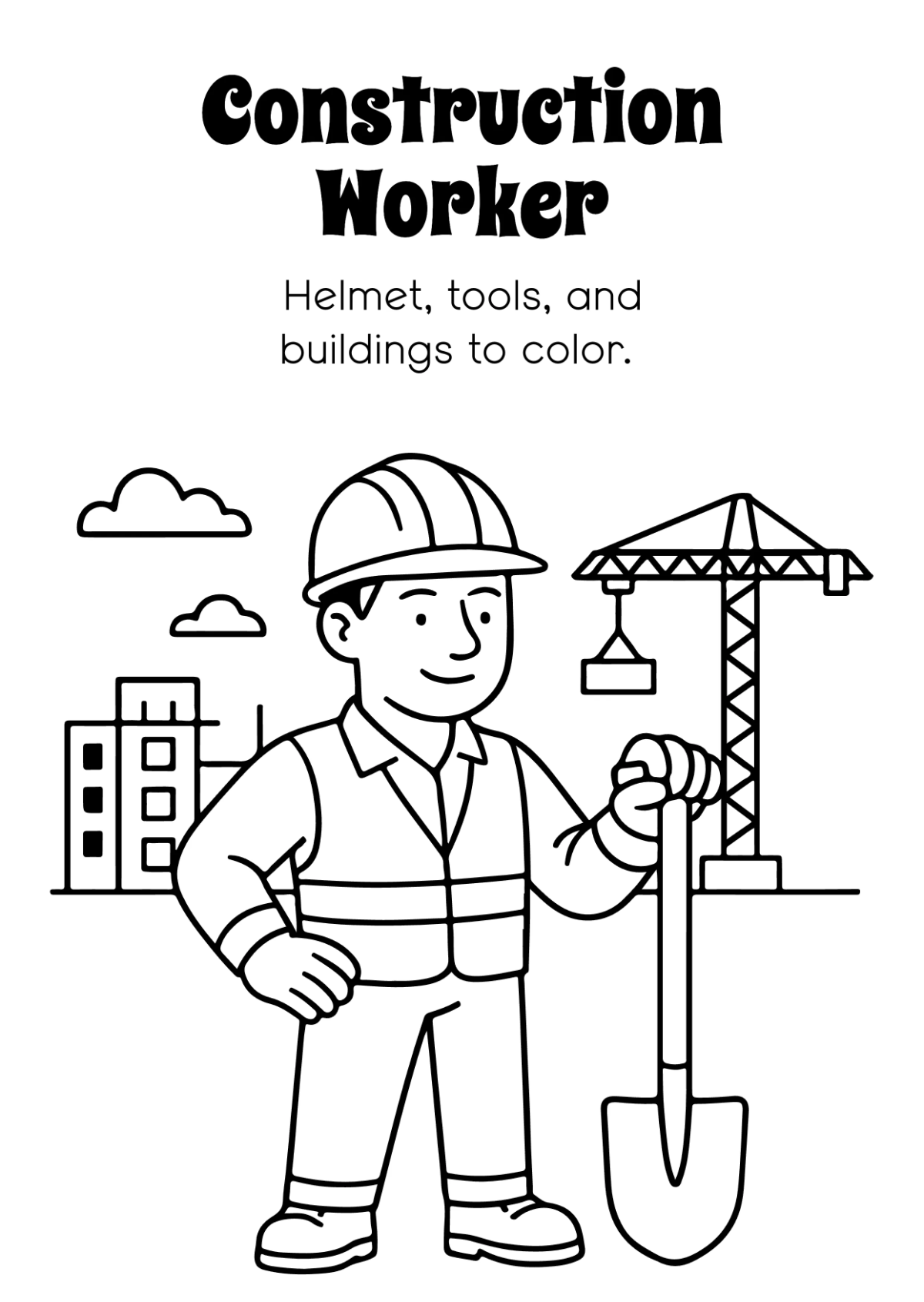 Free Person Coloring Book Template to Edit Online