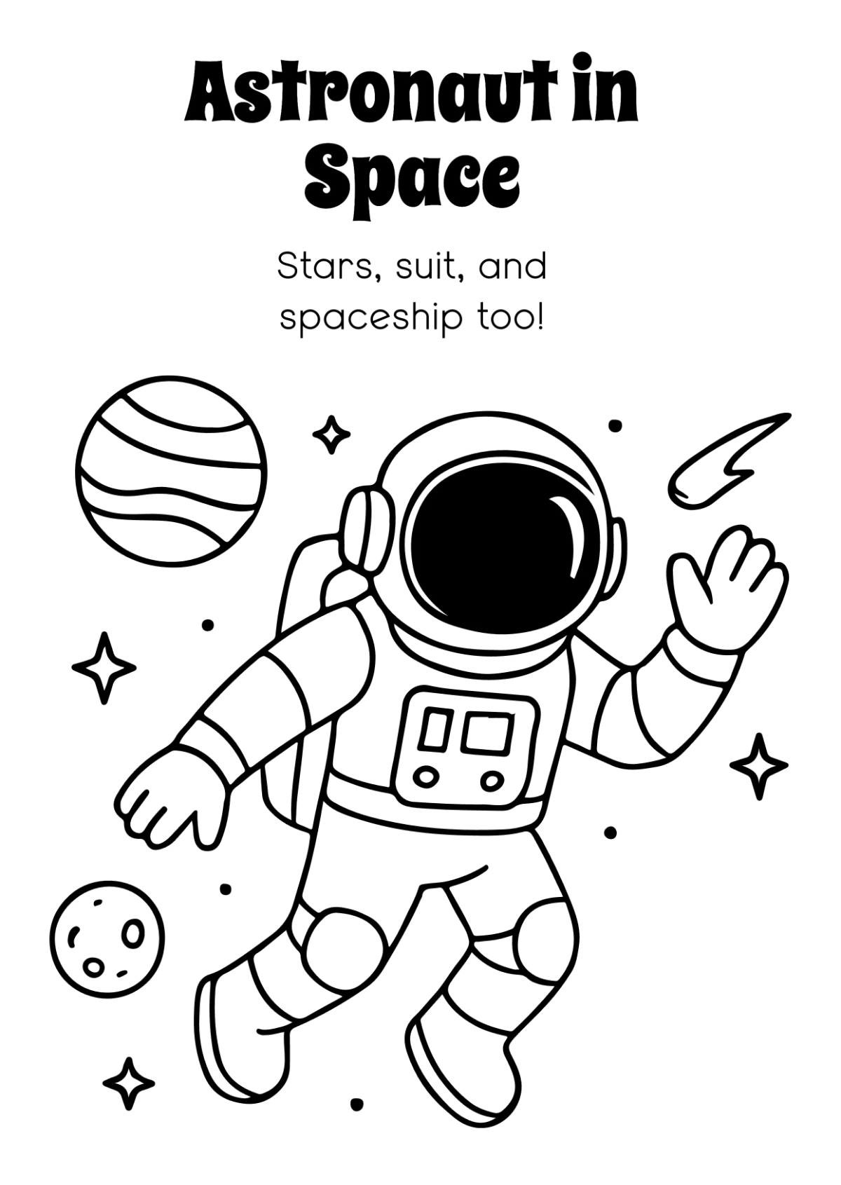 Free Person Coloring Book Template to Edit Online