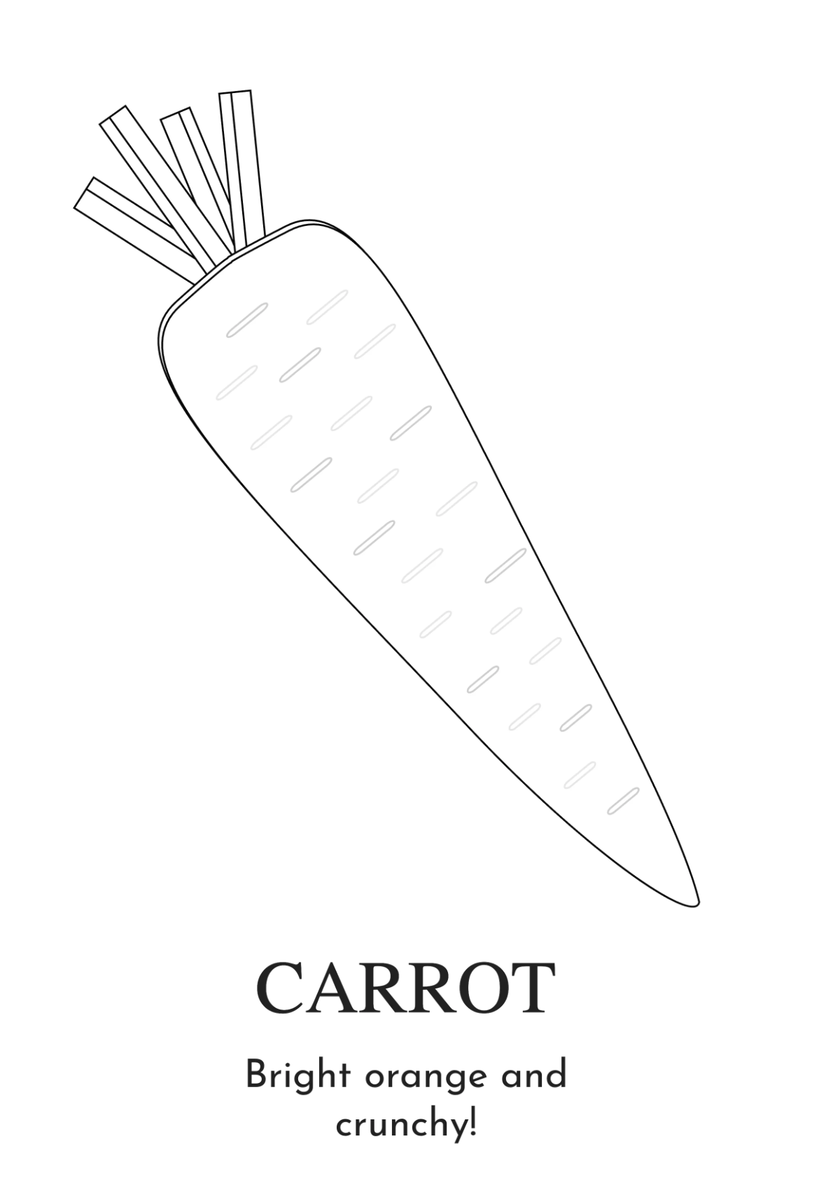 Free Vegetables Coloring Book Template to Edit Online