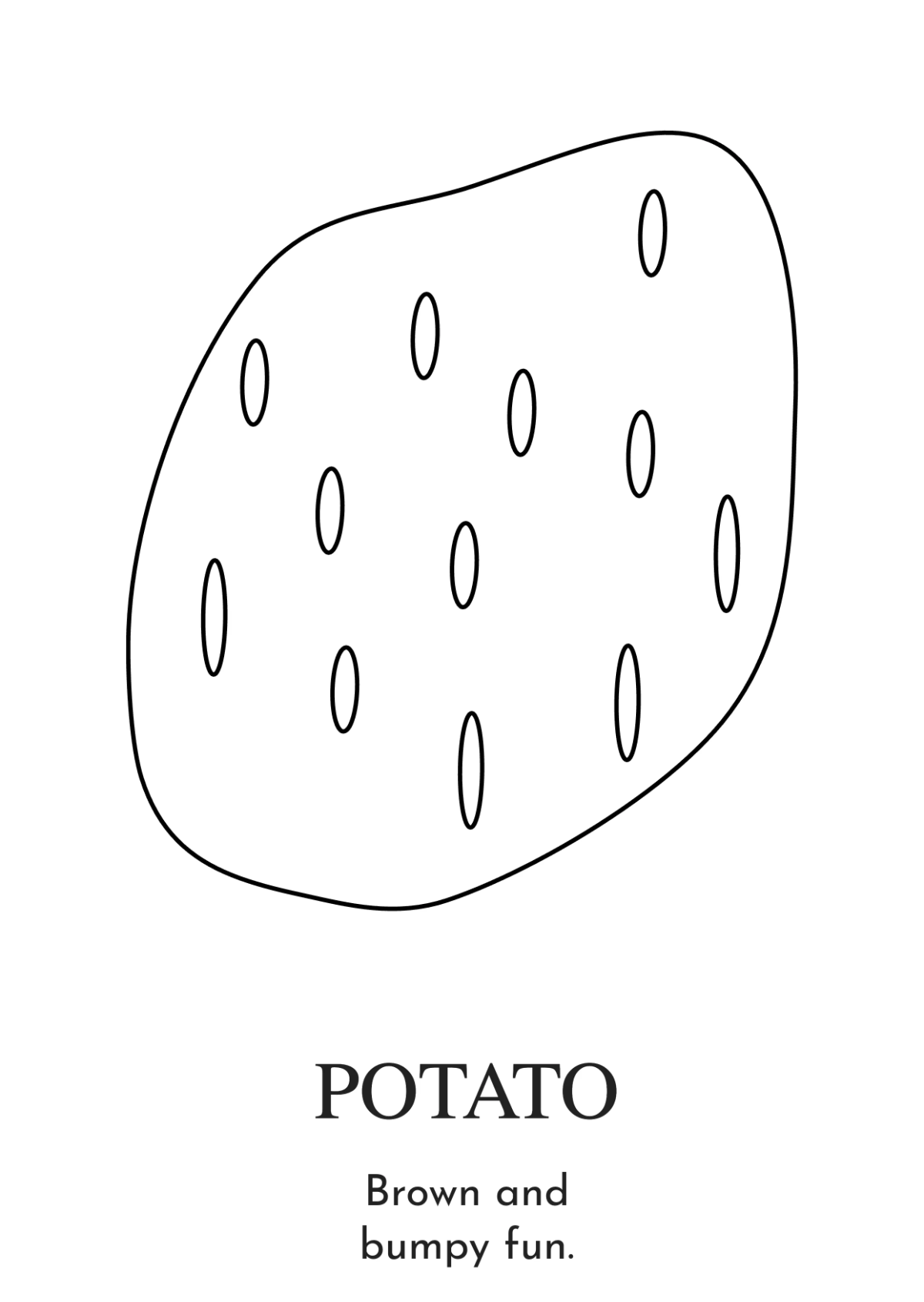 Free Vegetables Coloring Book Template to Edit Online