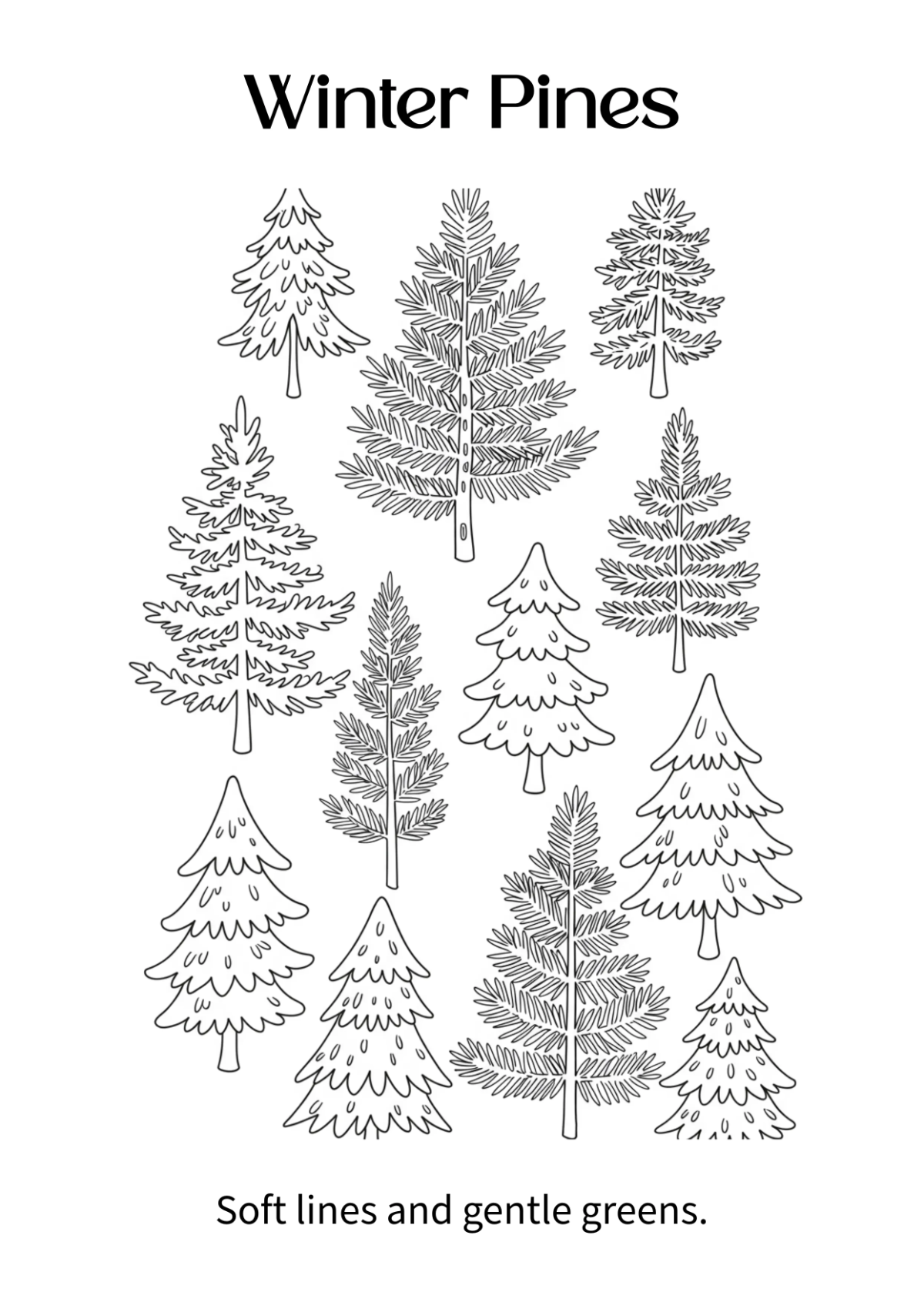 Free Aesthetic Holiday Coloring Book Template to Edit Online