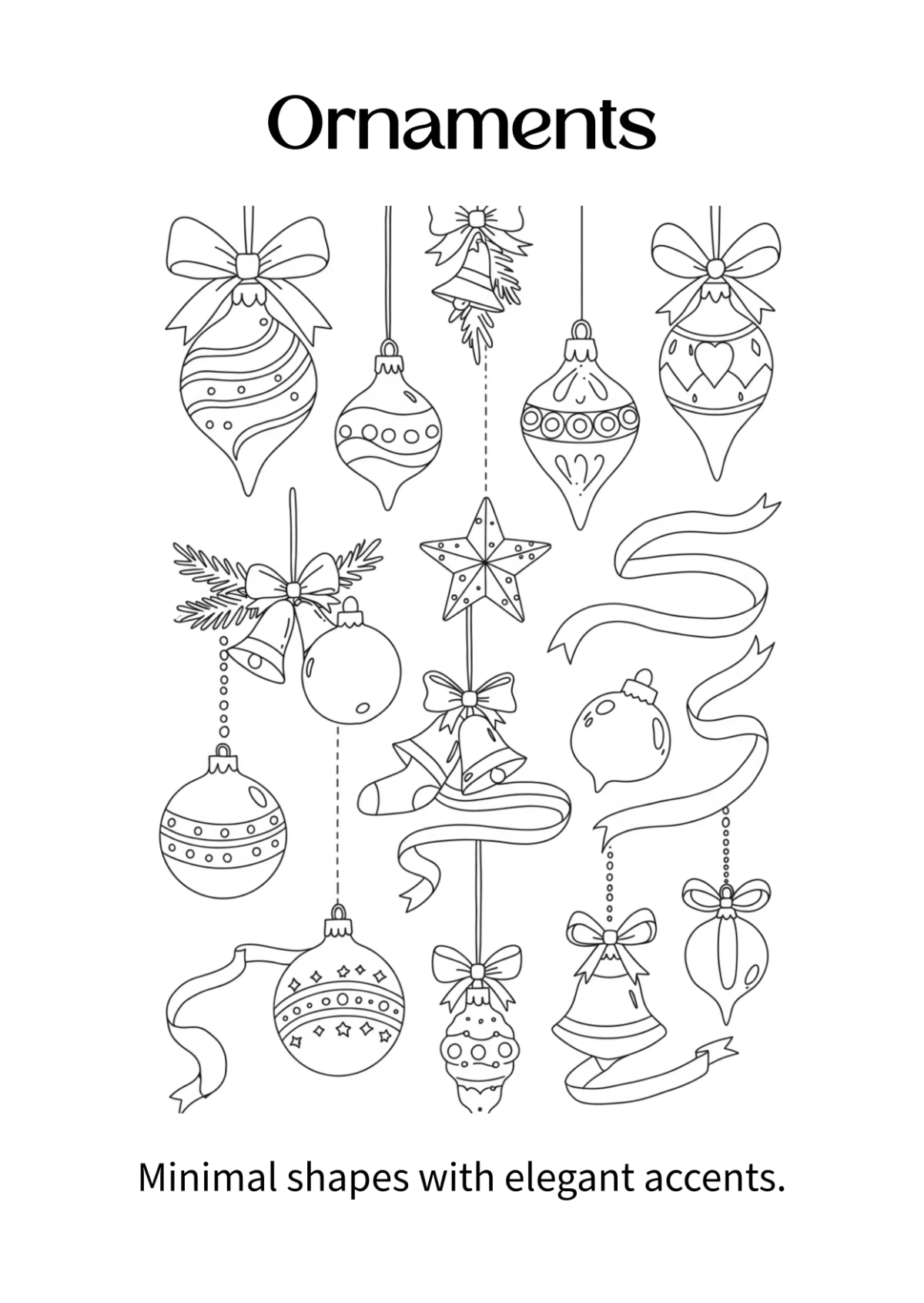 Free Aesthetic Holiday Coloring Book Template to Edit Online