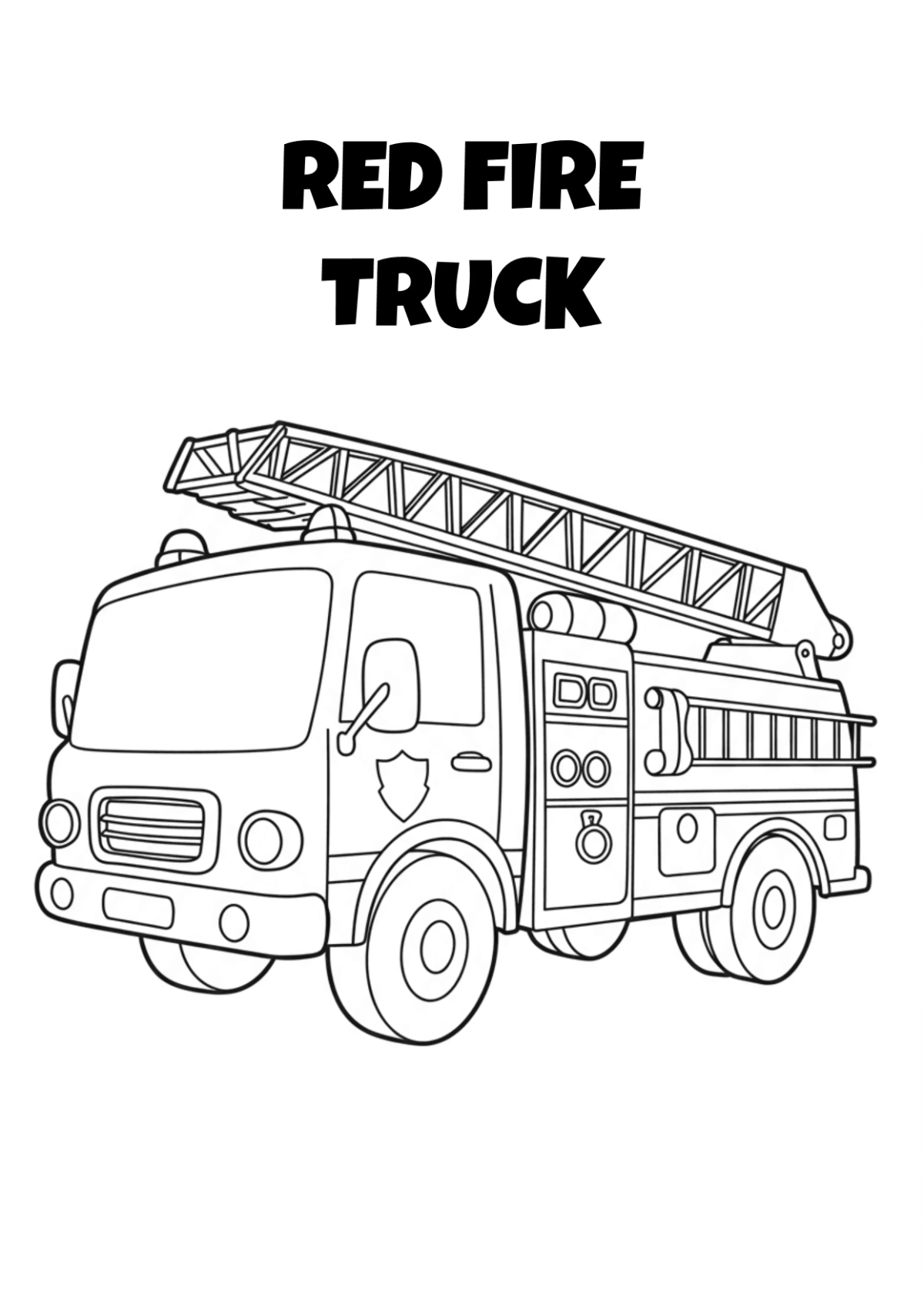 Free Vehicles Coloring Book for Toddlers Template to Edit Online