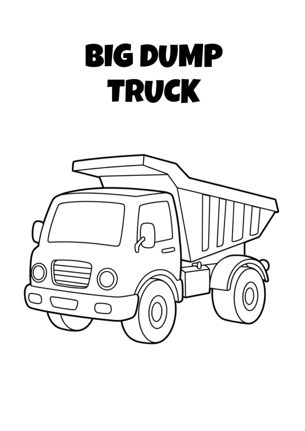 Free Vehicles Coloring Book for Toddlers Template to Edit Online