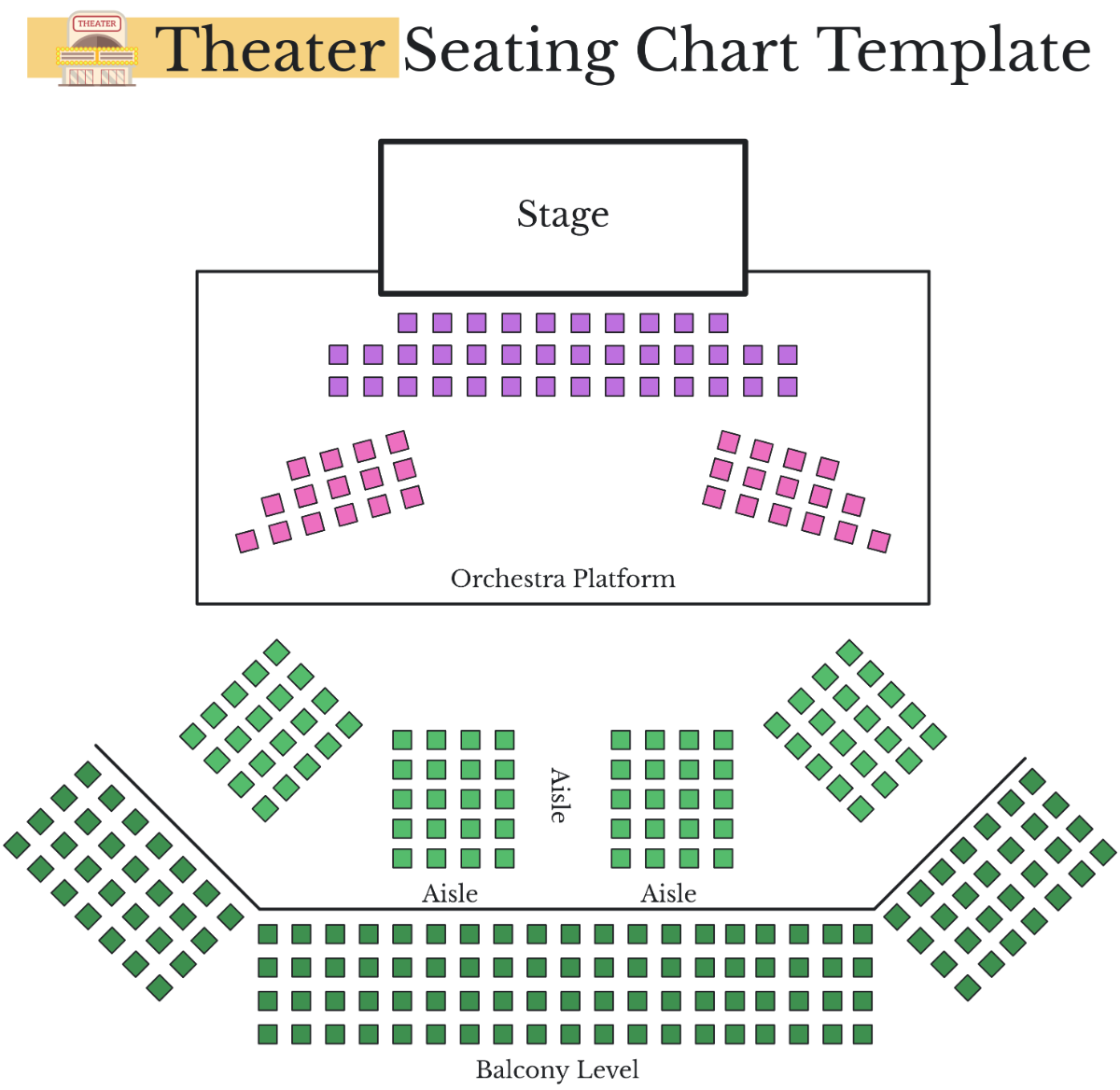 Free Theater Seating Chart Template