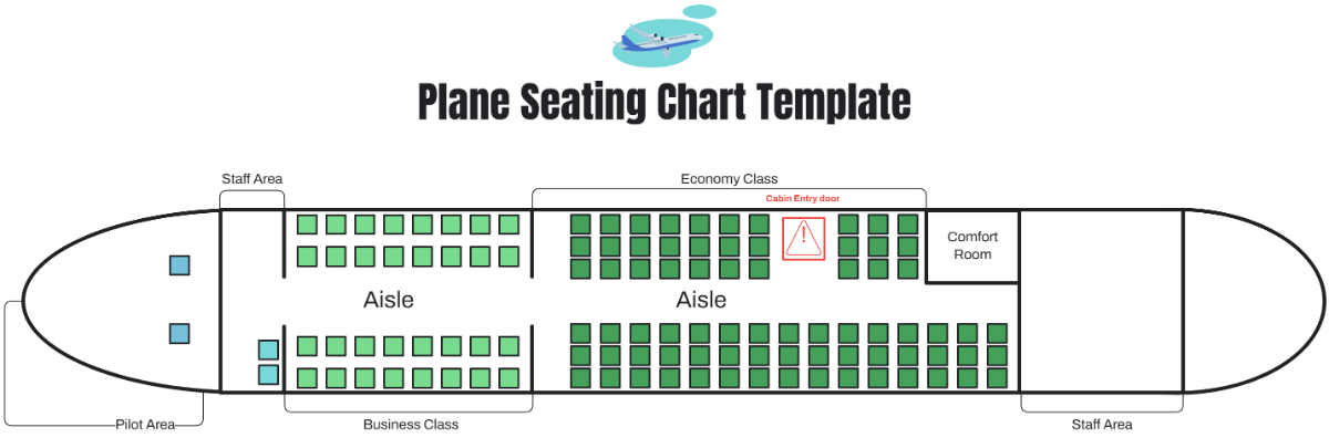 Free Plane Seating Chart Template