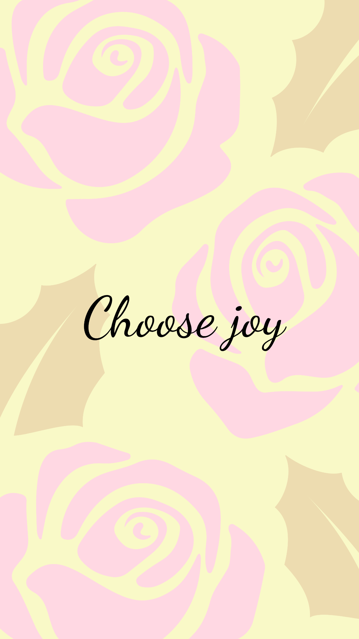 Free Rose Floral Wallpaper Template