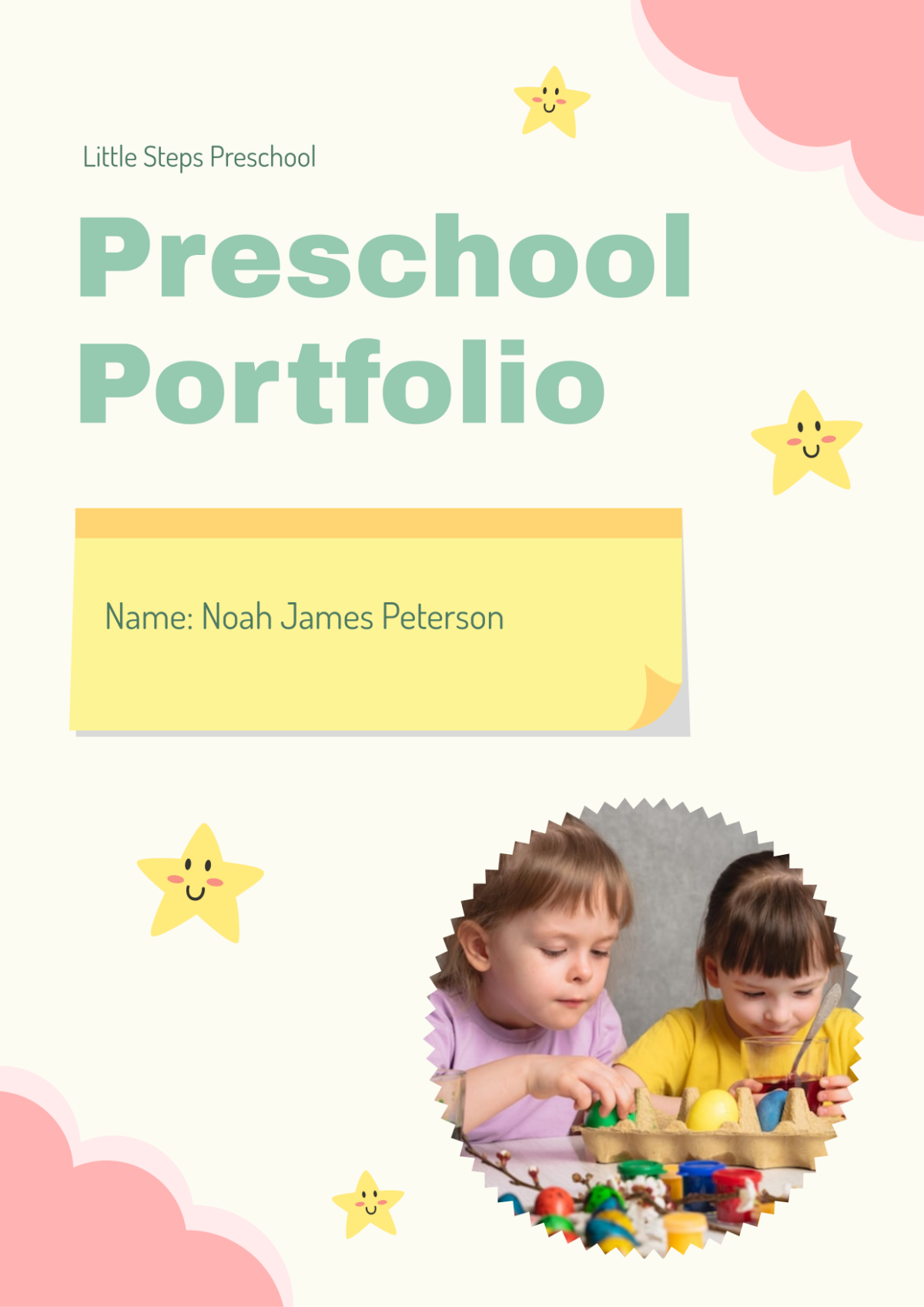 Daycare Portfolio Cover Page Image To U Daycare Portfolio Cover Page Image To U