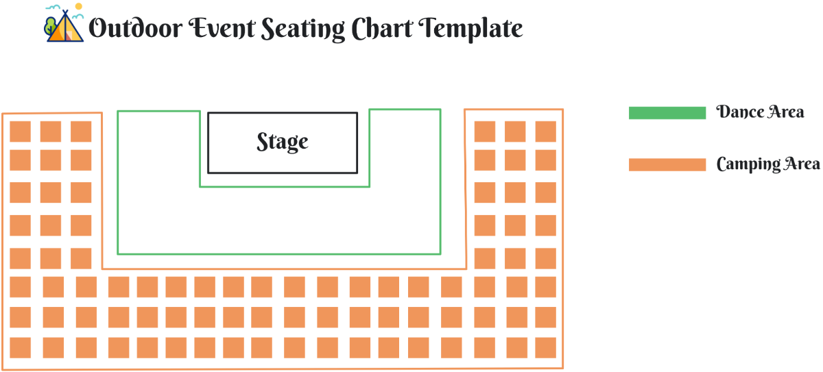 Free Outdoor Event Seating Chart Template