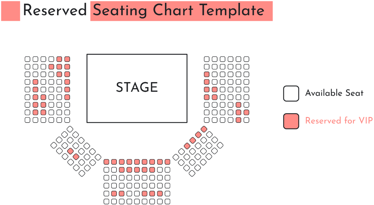 Free Reserved Seating Chart Template to Edit Online