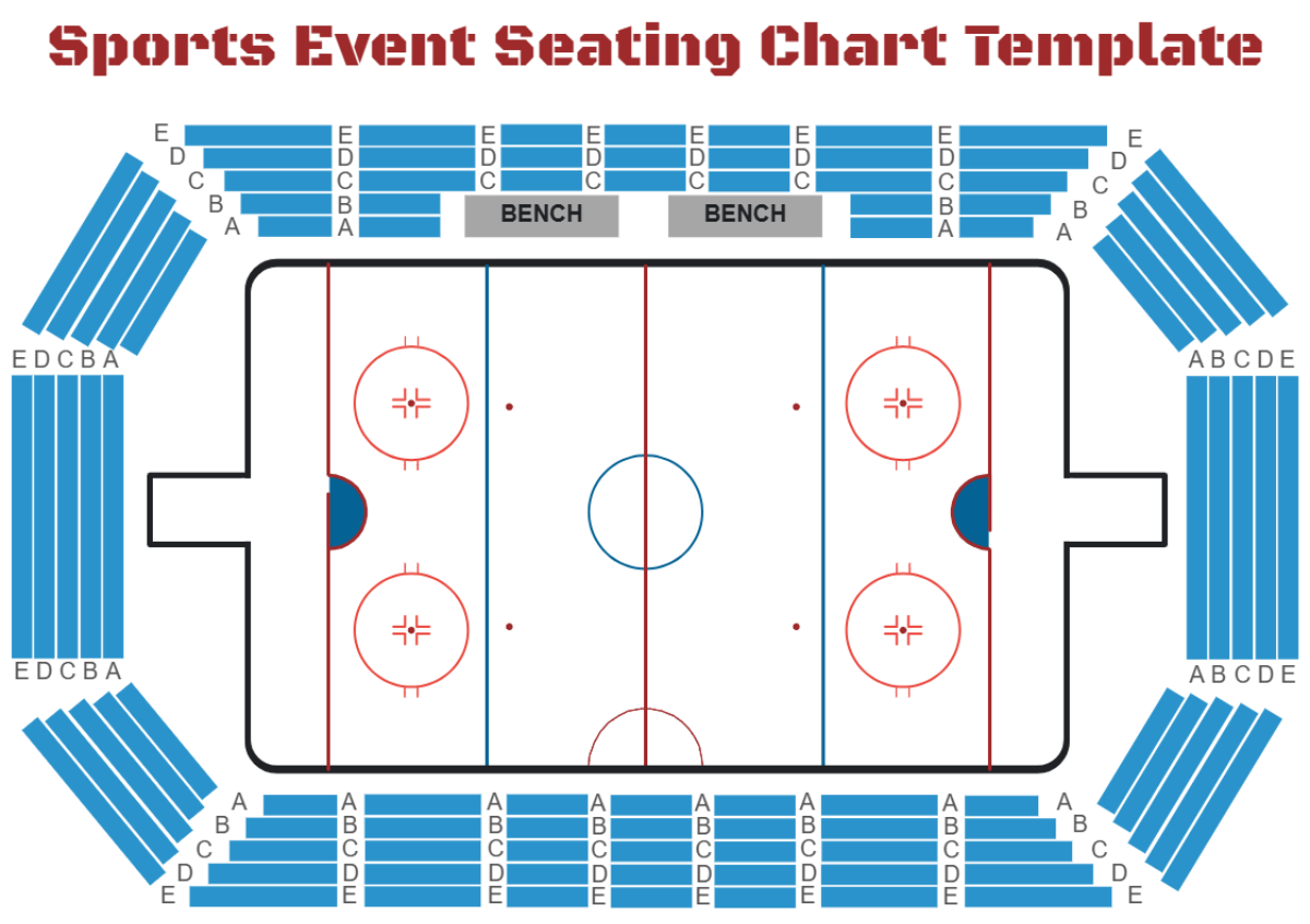 Sports Event Seating Chart Template